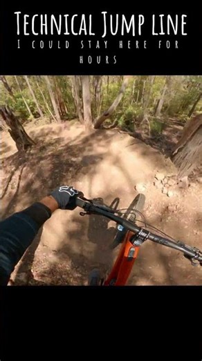 Technical Jump Line #mtb #bicycle #emtb #mountainbike #downhill #viral #foryou #jump #exercise
