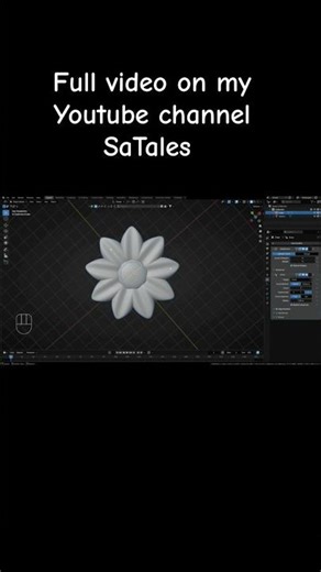 Circle Array in Blender 3D p4 final #3d #blender3d