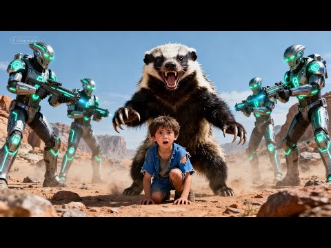 An Alien Army Surrounded the Lost Human Kid — Then His Pet Honey Badger Showed Its Teeth.”HFY | BEST