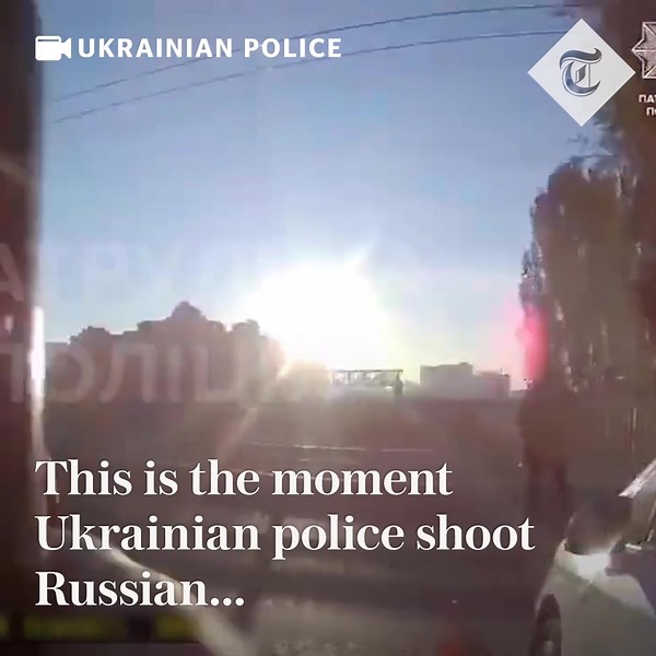 32K views · 852 reactions | ️Ukrainian Patrol Police on Monday shared footage showing police officers shooting down drones in Kyiv https://www.youtube.com/watch?v=Nzhz59mwDtU | The Telegraph | Facebook