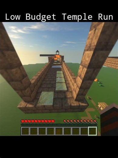 Minecraft Temple Run 🤯