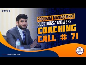 How to solve Program management Questions answer - PgMP Coaching Call 71_Program Life Cycle Chapter7