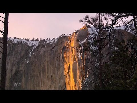 Yosemite's breathtaking "Firefall" is back – but not for long