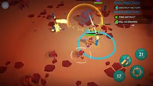 As an intergalactic bounty hunter, explore uncharted planets, take on hordes of aliens, and earn loot with your trusty robot sidekick 🤖👾 apple.co/SpacePioneerGame | App Store