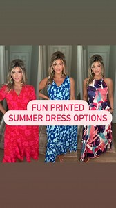 Looking for some fun bright printed dresses for summer? Here are three options that also come in different colors/patterns! (The last one is my favorite!) Everything is found here ➡️ https://urlgeni.us/amazon/Summerprintdresses Personally, I couldn't figure out how to wrap number one, I will be returning that one, but keeping the other two! | Rachel Bowling