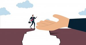 4k Animation Helping Hand Support Career Stock Footage Video (100% Royalty-free) 1102145663 | Shutterstock