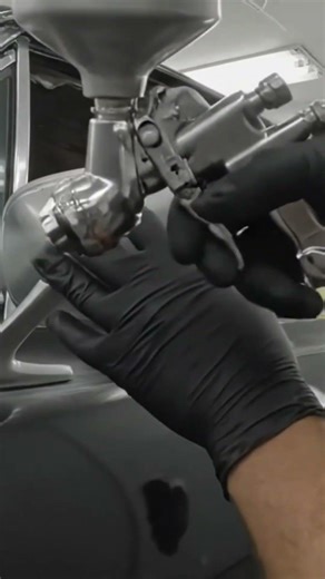 Epic Car Paint Transformation Silver to Black Magic!