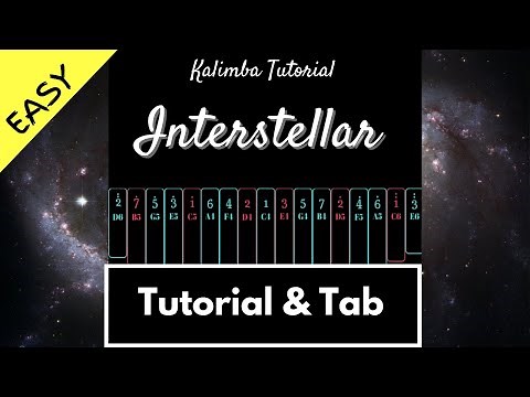 【Easy Kalimba Tutorial & Tab】Interstellar Main Theme - Hans Zimmer