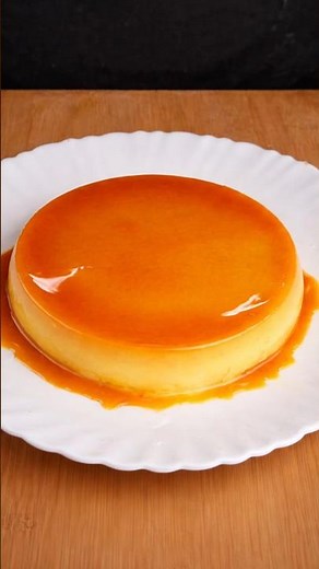 Eggless Caramel Bread Pudding Recipe #shorts