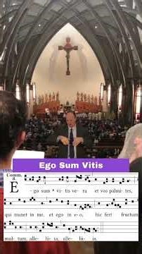 Ego Sum Vitis #gregorianchant #chanting #catholic #sacredmusic #holyeucharist #priesthood #jesus
