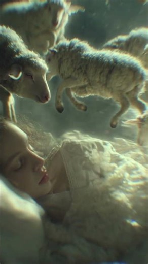 Floating Sheep Dreamscape • Soft Sleep ASMR