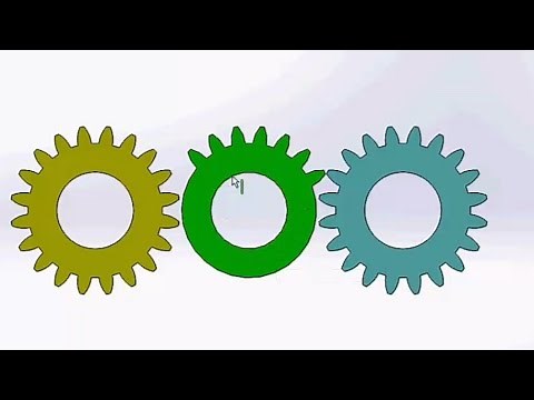 Solidworks Intermittent Gear mechanisms drive