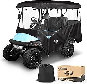 Buggies Unlimited EZGO TXT Golf Cart Windshield | Fold Down | Clear | Compatible with EZGO TXT (94.5-13)