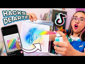 DESMINTIENDO TIKTOKS DE ARTE 🧐 🌈 Craftingeek