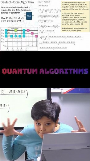 Deutsch Jozsa algorithm #education #quantum #quantumcomputing #quantumalgorithms #quantumseries