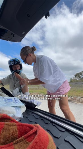 Sarah on Instagram: "Nothing like some exposure therapy, right? Boy Mum is essentially a synonym for full time nurse/wrestling ref… #boymom"