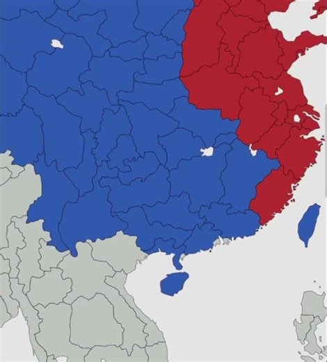 국공내전#mapchart #history #국공내전