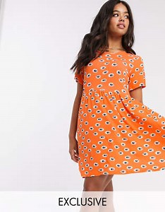 Wednesday's Girl mini smock dress in summer floral | ASOS