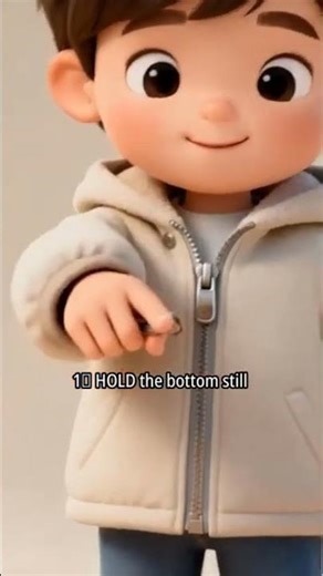 Master the Zipper: Hold, Click, Zip in 3 Steps!