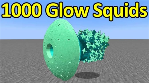 Spawning 1000 glow squids