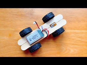 🚘 How to make a Very Simple Battery Car at Home | DIY Toy Ideas