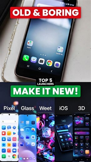 সেরা ৫টি অ্যান্ড্রয়েড লঞ্চার ২০২৬! 📲 Top 5 Best Android Launchers#shorts #BestLauncher2026#tech