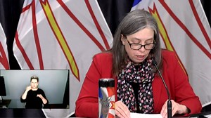 As health officials in Newfoundland and Labrador prepare to lift all public health restrictions on Monday, the province's chief medical officer of health was emotional as she thanked the people of the province and those working behind the scenes. | CBC Newfoundland and Labrador