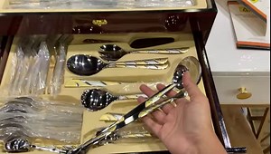 27K views · 456 reactions | 84pcs cutlery set with beautiful wooden storage box Available for home delivery now Last piece remaining in stock Price19680/- inbox us for order | Zahra Stores | Facebook
