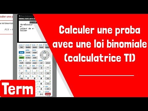 Comment calculer une probabilité avec la loi binomiale avec une calculatrice TI ?