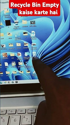 How to empty the recycle bin || #computer #computerzone #laptop #windows #laptopcomputer