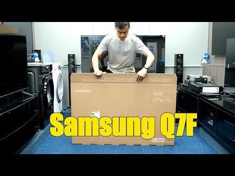 Samsung Q7F Unboxing, Setup, Test and Review with 4K HDR Demo Videos 50Q7F