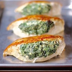 Spinach Stuffed Chicken Breasts