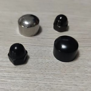 [Hot Item] Premium Black Metric Dome Nuts for Handrail Installations