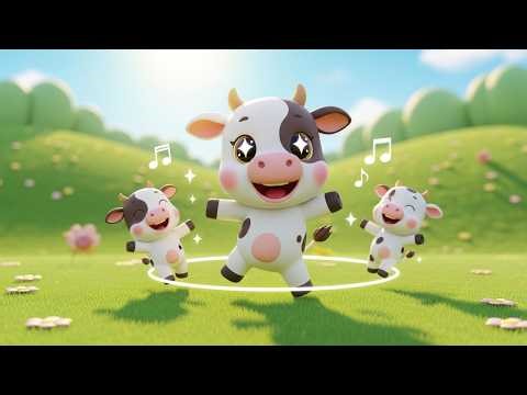 Cute Cow Baby Dancing 🐮 – Baby Moo Moo Dance Fun