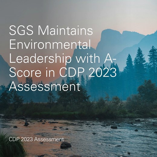 Once again, we've been recognized by CDP with an A- Leadership score for our environmental leadership and actions on climate change: https://bit.ly/3us2HTr #WeAreSGS #sustainability #CDP2023 | SGS
