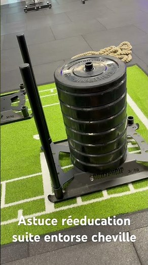 Astuce réeducation entorse cheville