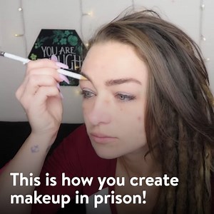 19M views · 18K reactions | You won't believe some of the creative ways this woman did her makeup in prison!  | Four Nine | Facebook