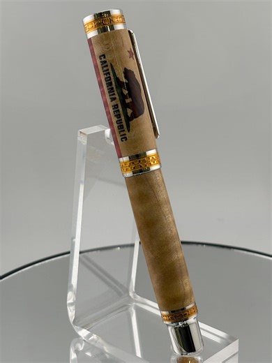 NEW!! California State Flag Heirloom Handmade Pen! - Etsy