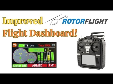 Rotorflight Nexus-XR Improved Flight Dashboard Widget!