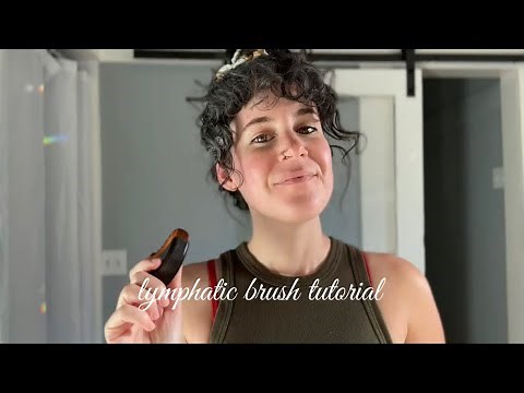 Tutorial: lymphatic brushing for the face