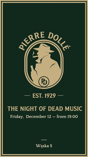 Pierre Dollé | The Night of Dead Music, December 12 A night when legends return to be heard again. Smoke, light, a 1930s bar, and the spirit of the... | Instagram