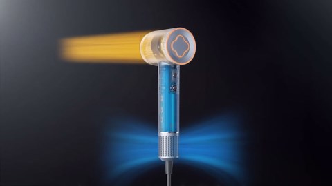 Cosy Companions Hair Dryer - 150000 RPM High-Speed Brushless Motor Negative Ionic Blow Dryer for Fast Drying, Low Noise Thermo-Control Hair Dryer with Diffuser and Nozzle, Gleaming Pink