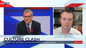 'We shouldn't be thinking that just because this is a sensitive area we shouldn't discuss it, because women are actually at risk of sexual assault in these circumstances.' Andrew Doyle and Colin Brazier discuss 12 trans sex offenders being moved into a Scottish female prison. | GB News