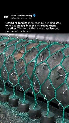 How Chain Link Fences Are Made ⛓️