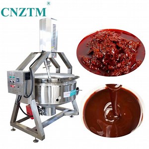 [Hot Item] Food Jacketed Cooking Kettle Agitator Double Cooker Mixer Steam Gas Electric Kettle