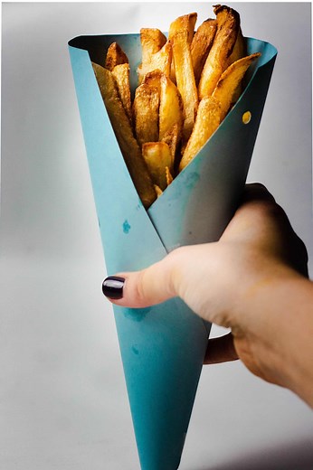 Fries (Frites) and Andalouse Sauce from Belgium