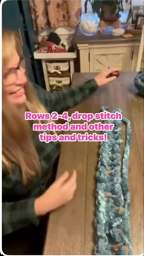 5.7K views · 39 reactions | Here’s another tutorial with information on rows 2-4, using drop stitch method for a different edge, and other tips and tricks! Happy Knitting! 臨 #beginnerchunkyknitting #chunkyknitblanket #learntochunkyknit #chunkyknit #chunkozy | Chunkozy Chic | Facebook