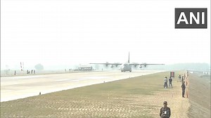 Prime Minister Narendra Modi reaches Karwal Kheri on C-130 J Super Hercules aircraft to inaugurate the 341 Km long #PurvanchalExpressway, shortly | The Times of India