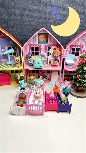 Satisfying with Unboxing & Review Peppa Pig and Cocomelon Bed Toys ASMR #peppapig #toys #shorts