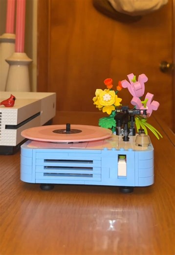 Lego Record Player Showcase